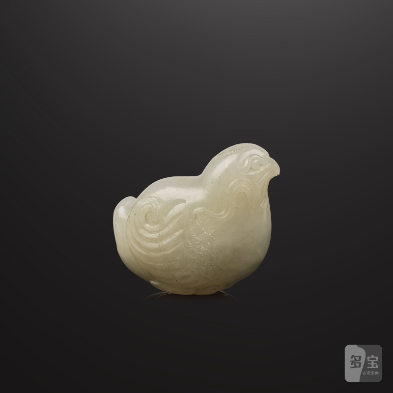 元或更晚 玉鏤雕花鳥紋珮 及 清 玉鳥銜靈芝珮 | DEUX GROUPES EN JADE SCULPTÉ - 图15